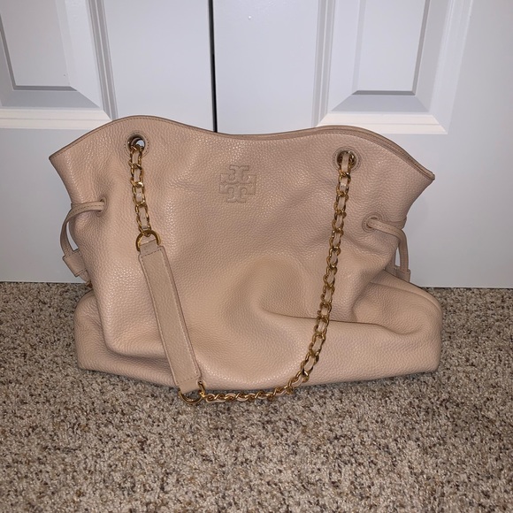 Blush Pink Tory Burch Large Shoulder Bag Tote - Picture 7 of 13
